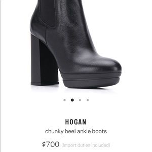 Hogan Platform ankle boots